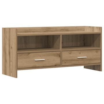 Vidaxl TV omarica 100 x 33 x 47 cm Artisan hrast Inženirski les