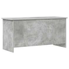 Vidaxl Skladiščni kovček Betonsko siva 100 x 40 x 50 cm Inženirski les