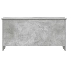 Vidaxl Skladiščni kovček Betonsko siva 100 x 40 x 50 cm Inženirski les