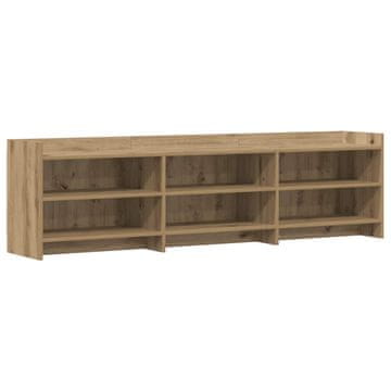 Vidaxl TV omarica 168 x 33 x 47 cm Artisan hrast Inženirski les