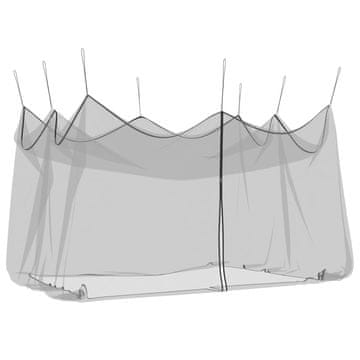 Vidaxl Mreža proti komarjem za vrt 220 mesh Črna 3 x 4,5 x 2,5 m