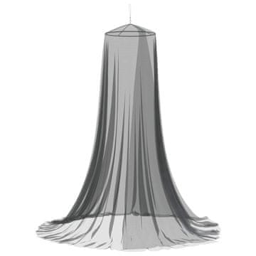 Vidaxl Komarica za posteljo 156 mesh Črna Ø56 x 220 cm Poliester