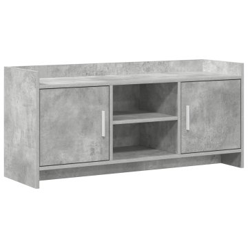 Vidaxl TV omarica 102 x 33 x 47 cm Betonsko siva Inženirski les
