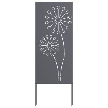 Vidaxl Zaslon za zasebnost v vrtu Antracit 50 x 140 cm Mnogi jeklo