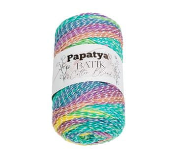 PAPATYA Bombažna mešanica batik - 100 g / 225 m