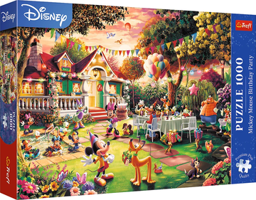 Trefl Puzzle Premium Plus Rojstnodnevna zabava Mickey Mouse 1000 kosov