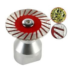 Vixson Diamantne rezalne plošče 40 mm, vroče stisnjene, za granit in beton, 3-delni komplet + adapter | SAWBLA
