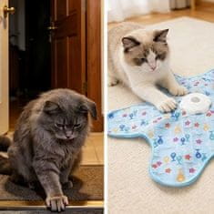 HARLEY® Samodejna interaktivna igrača za mačke, zaznavanje gibanja, USB-C polnjenje, lovska peresna simulacija | MEOWMATIC
