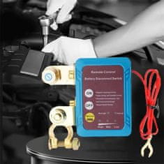 Daljinsko stikalo za odklop akumulatorja, 12V/24V, proti kraji, pametno varčevanje baterije, 2 daljinca | SECURIMOTE