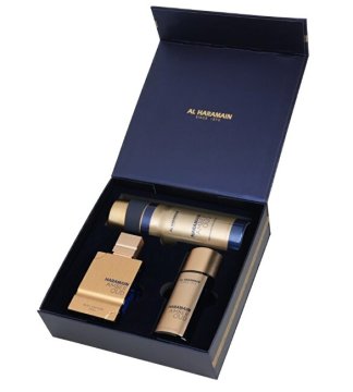 Amber Oud Bleu Edition - EDP 75 ml + EDP 30 ml + dezodorant v spreju 200 ml