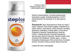 steplex Steplex Forte Krema – 100ml visoko dozirana – S hialuronom in izvlečkom jantarja – Originalna švicarska receptura – Paket 5 kosov