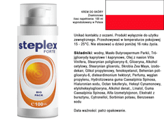 steplex Steplex Forte Krema – 100ml visoko dozirana – S hialuronom in izvlečkom jantarja – Originalna švicarska receptura – Paket 5 kosov