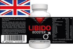 Fyron Libido Booster - 120 kapsul (2x60) visoko dozirano - L-arginin, cink, selen, maca in ginseng - Originalni švicarski recept - Vegansko in rastlinsko - 2 kosa