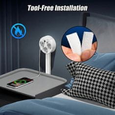 VYZIO® Zložljivi razširitveni vtič z 180° vrtenjem, 3 vtičnice + USB-A in USB-C, 1500 W, EU standard | FLEXSOCKET