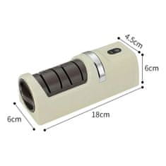 HOME & MARKER® Električni brusilec nožev, brezžični 1200 mAh, 5800 vrt/min, za nože, škarje in orodje | AUTOSHARP