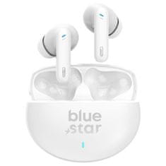 Blue Star Brezžične ušesne slušalke Blue Star Zen ANC + ENC TX5 TWS, bele