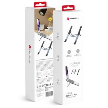 FORCELL Zložljiv namizni stojalo za prenosni računalnik/tablico Forcell F-Grip Fold Stand H Pro, sivo