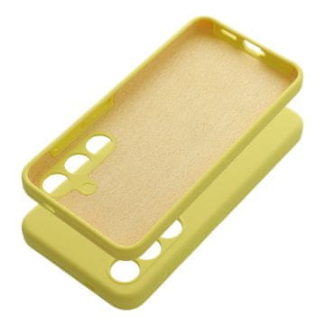 OEM Etui za Samsung S25 PLUS iz silikona, debelina 2 mm, rumene barve
