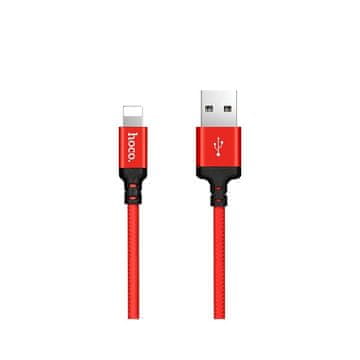 Hoco USB-A-Lightning kabel Hoco, 1 m, X14, rdeče-črn