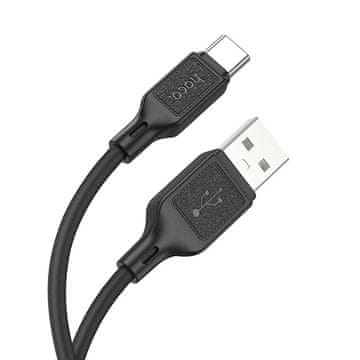 Hoco Kabel USB A na USB C Hoco 3A, 1 m, X90, črn