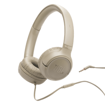 JBL Tune 530 žične slušalke, 20 Hz - 20 kHz, Pure Bass, bež (JBLT530BEG)