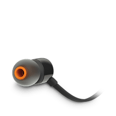 JBL T110E žične slušalke, 1 par, 20 Hz - 20 kHz, črne (JBLT110BLKE)