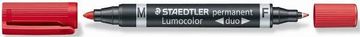 Staedtler Flomaster 348 dvostranski - rdeč