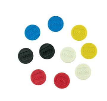 Nobo Magnetki 13mm 1/10 - rdeči
