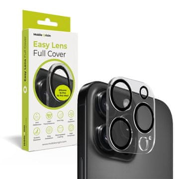 Mobile-origin  Easy Lens zaščitno steklo kamere za iPhone 16 Pro / 16 Pro Max (FRL-LGFC-i16Pro-CLR)