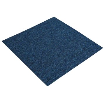 Vidaxl Preproga ploščica Modra 50 x 50 cm 20 kos