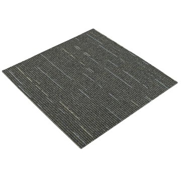 Vidaxl Preproga ploščica Zabavna svetlo zelena 50 x 50 cm 36 kos