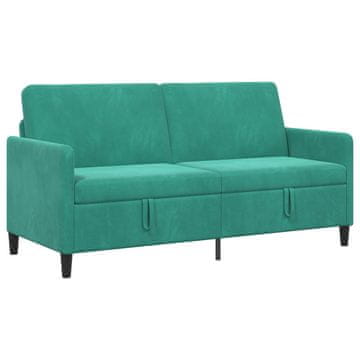 Vidaxl Sofa s shrambo Turkizna 172 x 78 x 87 cm Poliester