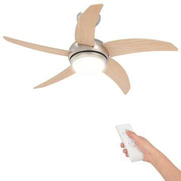 Vidaxl Stropni ventilator s svetilko in daljinskim upravljalnikom