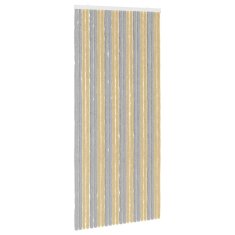 Vidaxl Zaslon proti insektom Chenille Siva in bež 100 x 220 cm 100% PP