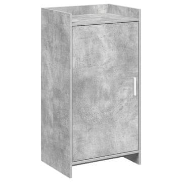 Vidaxl Omara za čevlje Betonsko siva 48 x 36 x 92 cm Inženirski les