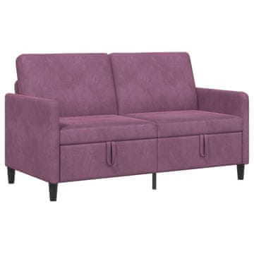 Vidaxl Sofa s shrambo Vijolična 152 x 78 x 87 cm Poliester