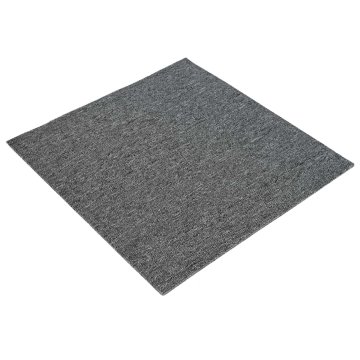 Vidaxl Preproga ploščica Srednja siva 50 x 50 cm 20 kos