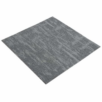 Vidaxl Preproga ploščica Betonsko siva 50 x 50 cm 36 kos