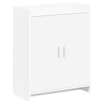 Vidaxl Omara za čevlje z vrati Bela 73,5 x 36 x 92 cm Inženirski les