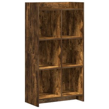 Vidaxl Knjižna omara Dimljen hrast 59 x 30 x 111 cm Inženirski les