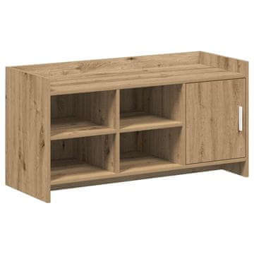 Vidaxl Omara za čevlje Artisan hrast 100 x 39,5 x 51 cm Inženirski les