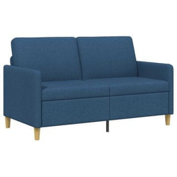 Vidaxl Sofa s shrambo Modra 152 x 78 x 87 cm Poliester