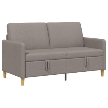 Vidaxl Sofa s shrambo Taupe 152 x 78 x 87 cm Poliester
