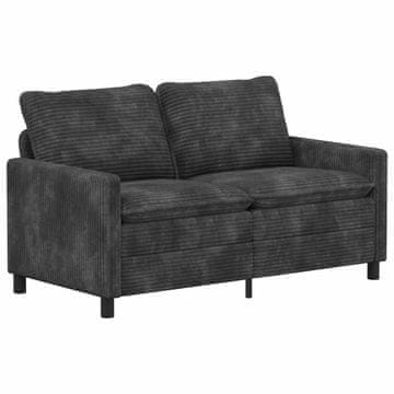Vidaxl Kavč Temno siva 156 x 81 x 87,5 cm Poliester