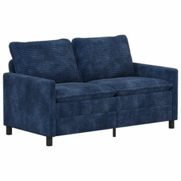 Vidaxl Kavč Temno modra 156 x 81 x 87,5 cm Poliester