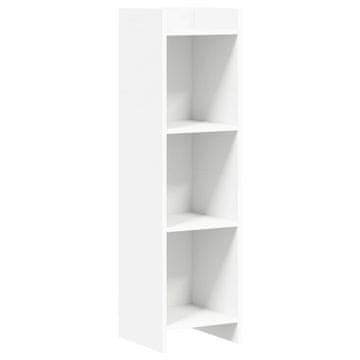 Vidaxl Knjižna omara Bela 30 x 30 x 111 cm Inženirski les