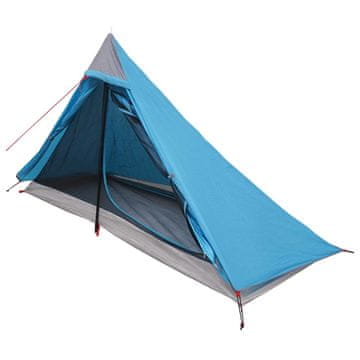 Vidaxl Šotor za pohodništvo Modra 222 x 85 x 125 cm