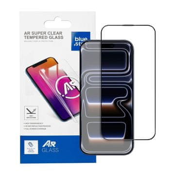 Blue Star Kaljeno steklo za iPhone 16 PRO MAX Blue Star 5D AR, črno