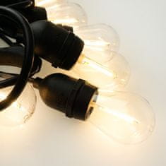 ECOLIGHT Ecolight LED Vrtna Girlanda (10 m, 10x G45 E27)