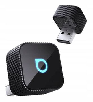 Ottocast Brezžični avtomobilski adapter OTTOCAST Mini Cube T2, črn